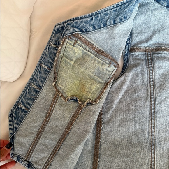 Universal Thread Blue Denim Vest - Picture 5 of 7